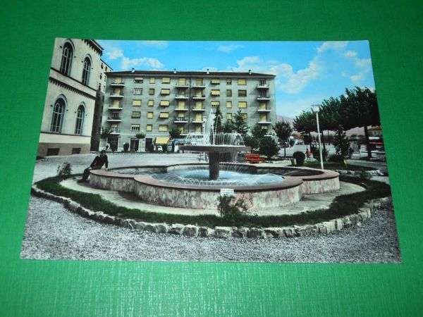 Cartolina Cairo Montenotte - La nuova Fontana 1960 ca.