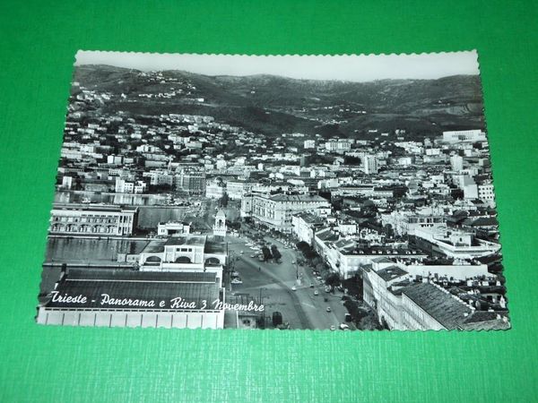 Cartolina Trieste - Panorama e Riva 3 Novembre 1964.