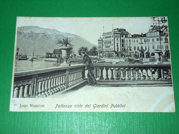 Cartolina Lago Maggiore - Pallanza vista dai Giardini Pubblici 1910 …
