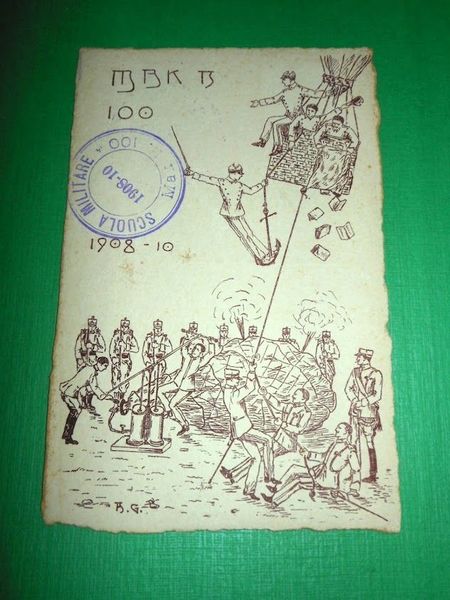Cartolina Militaria Mak ? 100 Scuola Militare Modena - Corso …