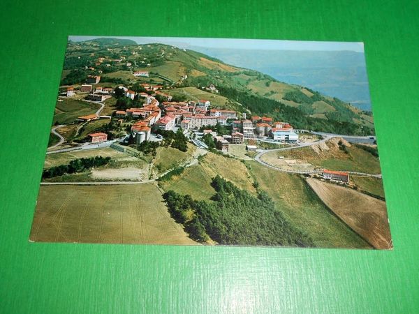 Cartolina Monghidoro - Veduta aerea 1975.