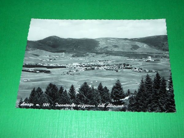 Cartolina Asiago - Incantevole soggiorno dell' Altipiano 1957.