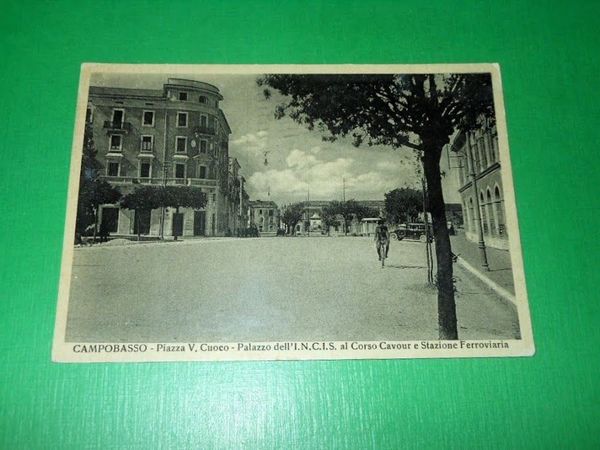 Cartolina Campobasso - Piazza V. Cuoco - Palazzo dell' I.N.C.I.S. …