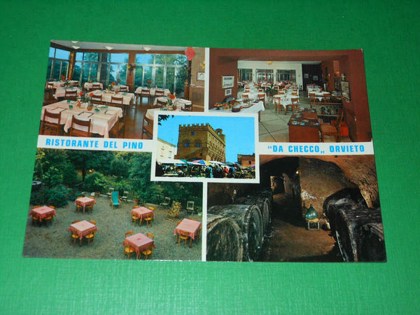 Cartolina Orvieto - Ristorante del Pino Da Checco 1970 ca.