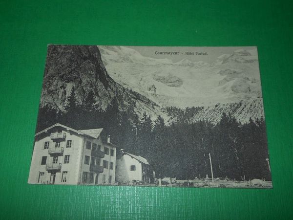 Cartolina Courmayeur - Hotel Purtud 1920 ca.