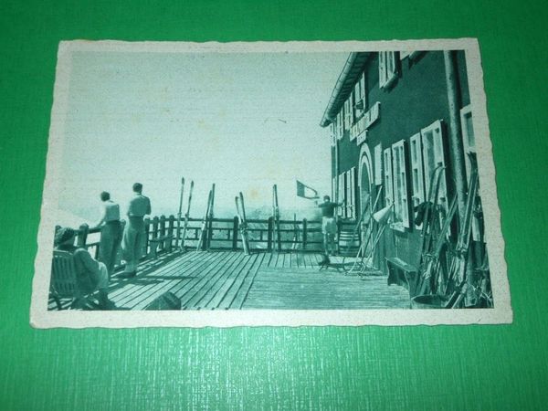 Cartolina Stelvio - Il Rifugio M. Livrio 1946.