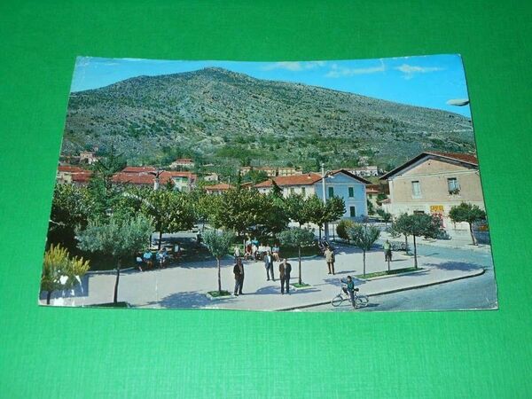 Cartolina Capistrello ( L'Aquila ) - Piazza Risorgimento 1970 ca.