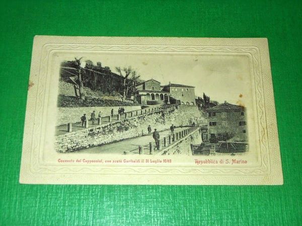 Cartolina Repubblica di San Marino - Convento dei Cappuccini 1904.