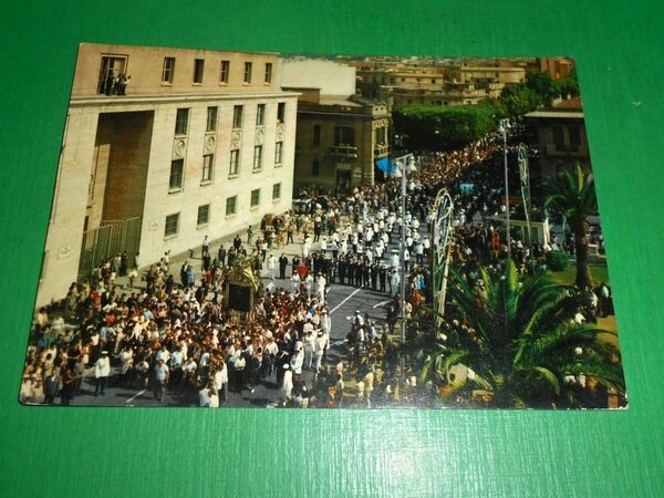 Cartolina Reggio Calabria - Processione quadro di Maria SS. della …