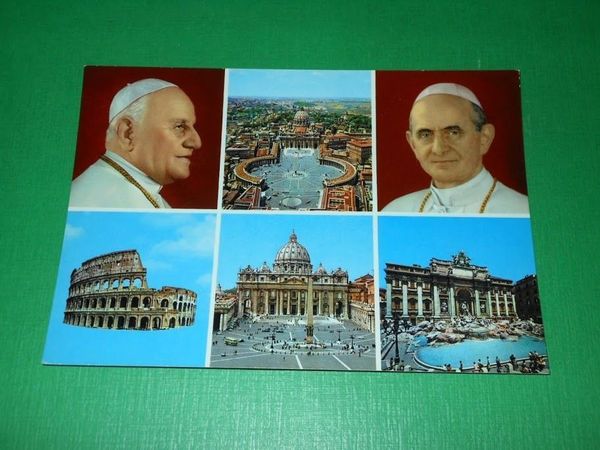 Cartolina Roma - Ricordo - Vedute diverse 1960 ca.