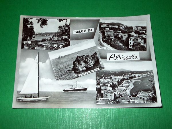 Cartolina Albissola - Vedute diverse 1964.