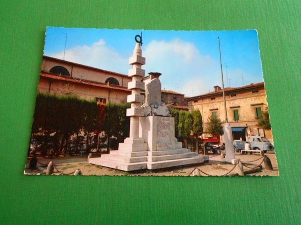 Cartolina Forlì - Piazza Dante - Monumento all' 11° Reggimento …
