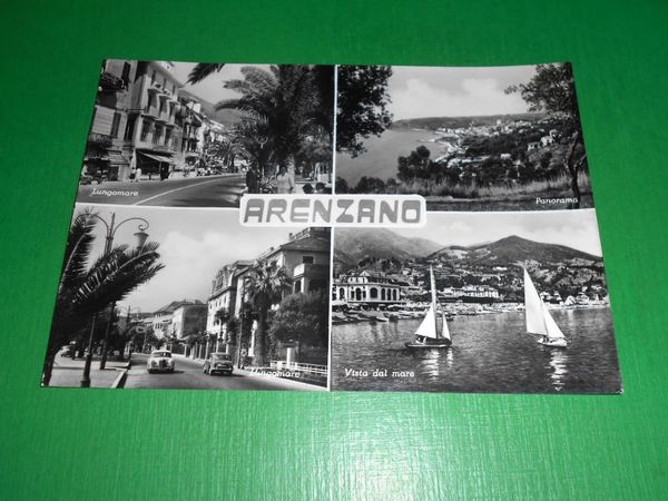Cartolina Arenzano - Vedute diverse 1961.