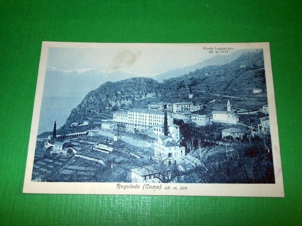 Cartolina Lago di Como - Frazione di Regoledo - Panorama …