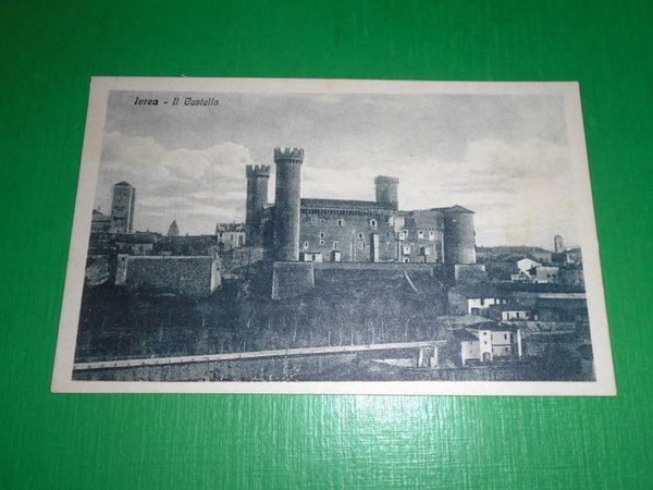 Cartolina Ivrea - Il Castello 1930 ca.