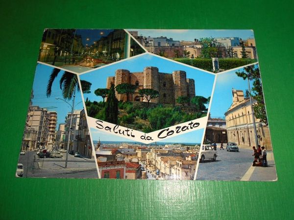 Cartolina Saluti da Corato - Vedute diverse 1979.