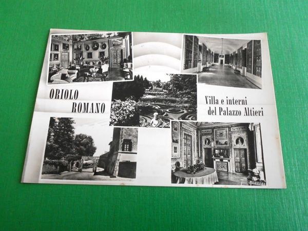 Cartolina Oriolo Romano - Villa e interni del Palazzo Altieri …