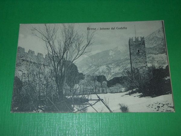Cartolina Breno - Interno del Castello 1920 ca.