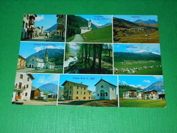 Cartolina Livigno e dintorni - Vedute diverse 1971.