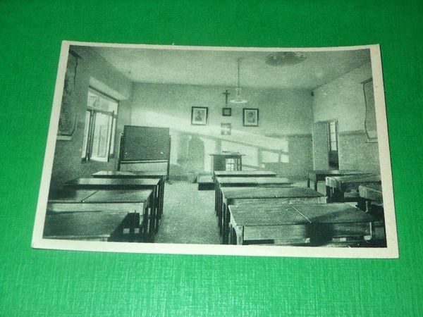 Cartolina Acqui - Istituto Immacolata - Aula 1940 ca #1.