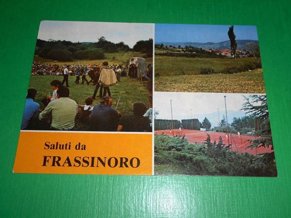 "Cartolina Saluti da Frassinoro - Rappresentazione del "Maggio" - Panorama …