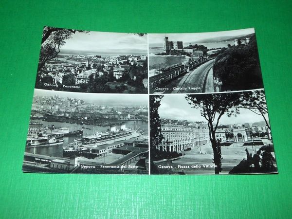 Cartolina Genova - Vedute diverse 1950 ca ( n. 2 …