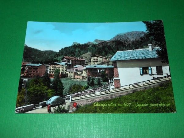 Cartolina Champorcher - Scorcio panoramico 1964