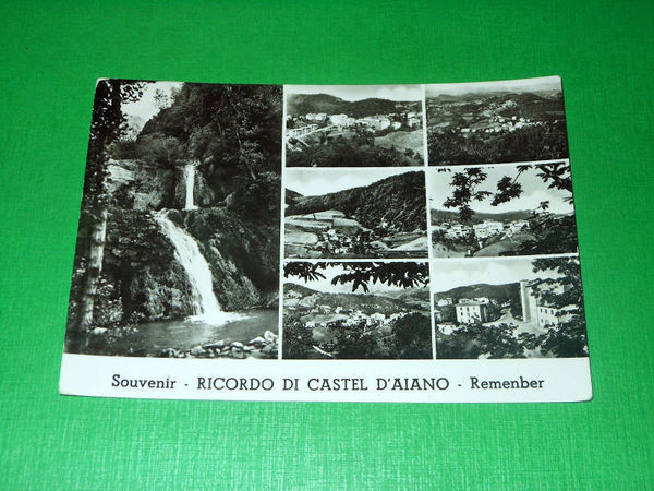 Cartolina Ricordo di Castel d'Aiano - Vedute diverse 1955.