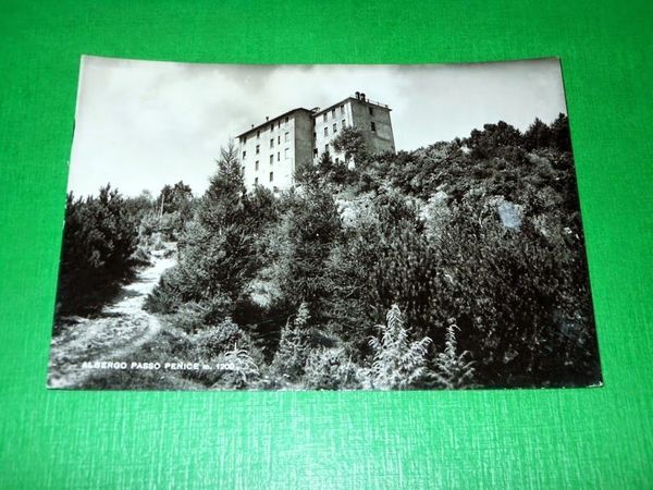 Cartolina Albergo Passo Penice - Veduta 1955 ca.