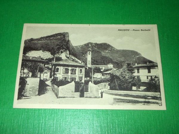 Cartolina Arcisate - Piazza Garibaldi 1920 ca.
