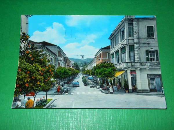 Cartolina Diano Marina - Viale degli Aranci - Corso Roma …