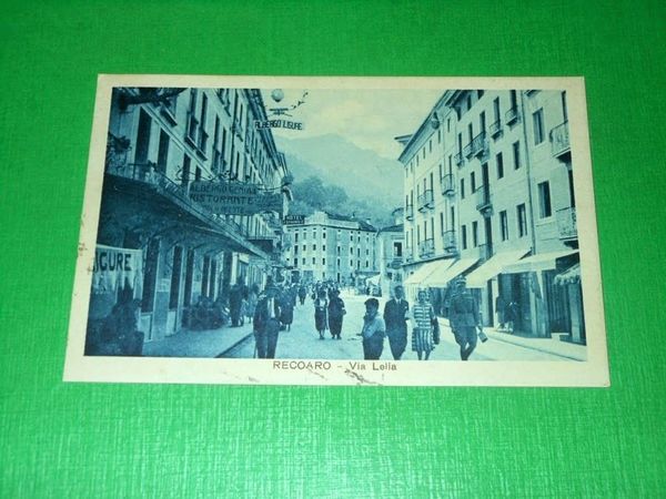 Cartolina Recoaro - Via Lelia 1940.