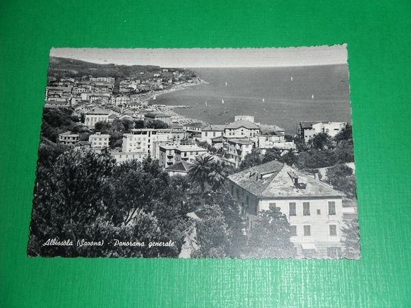 Cartolina Albissola ( Savona ) - Panorama generale 1961