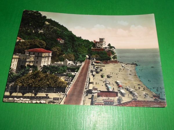 Cartolina Finale Ligure - Pia - Il Castelletto 1952