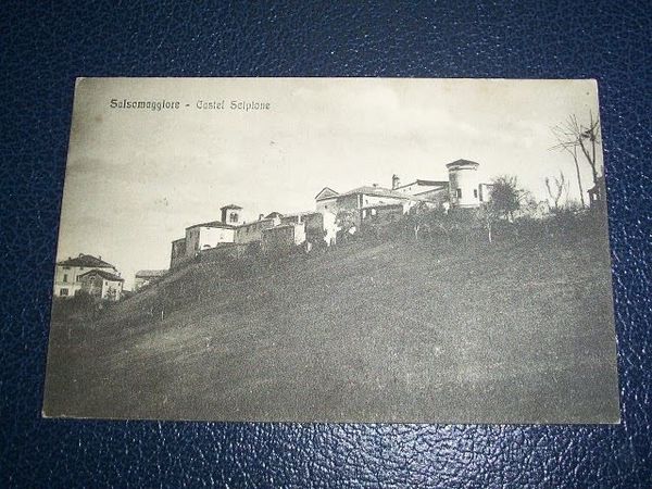 Cartolina Salsomaggiore - Castel Scipione 1923