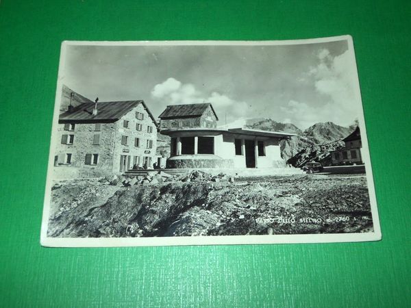 Cartolina Passo dello Stelvio - Particolare 1950.