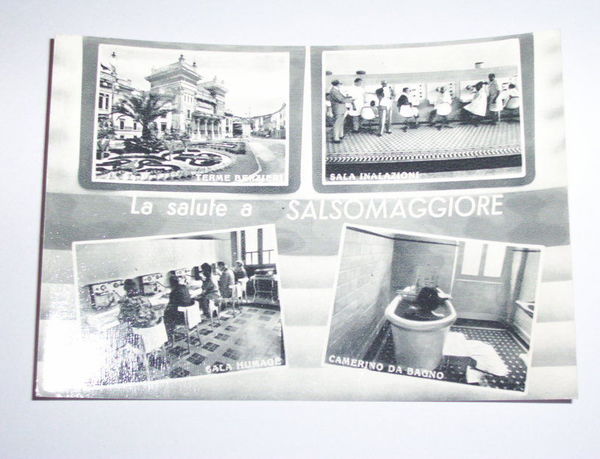 Cartolina Salsomaggiore Terme - Vedute diverse 1966.