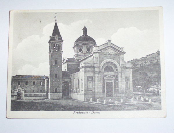 Cartolina Predappio - Il Duomo 1957