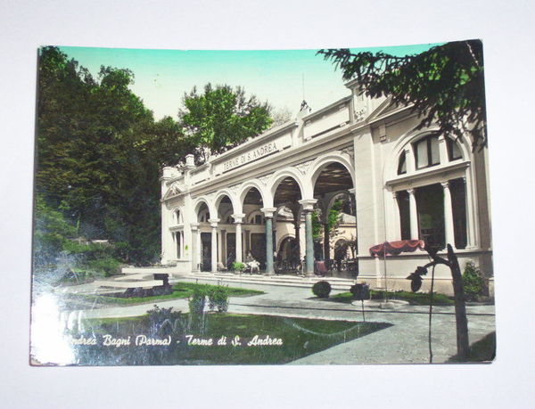 Cartolina S. Andrea Bagni - Terme di S. Andrea 1951