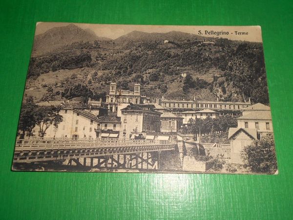 Cartolina S. Pellegrino - Terme 1919 ca