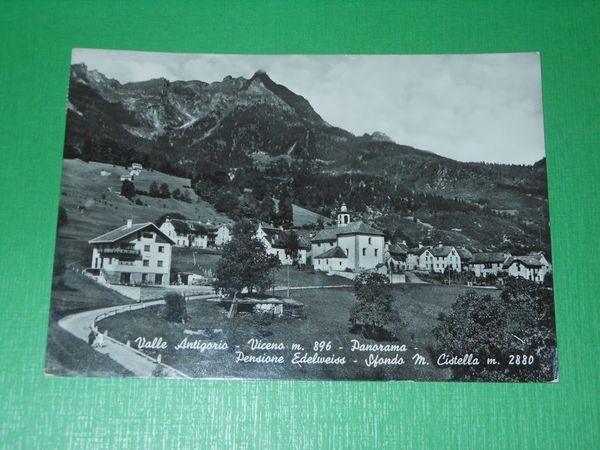 Cartolina Valle Antigorio - Viceno - Panorama - Pensione Edelweiss …