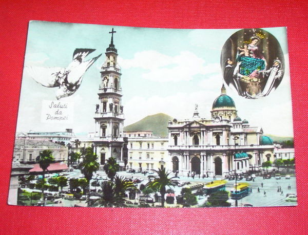 Cartolina Pompei - Veduta 1964