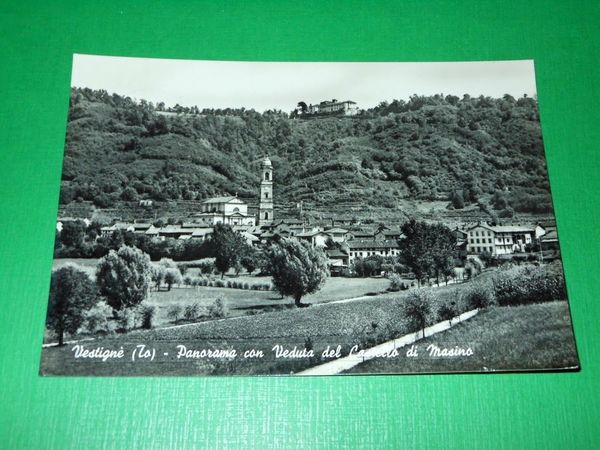 Cartolina Vestignè ( Torino ) - Panorama con veduta del …