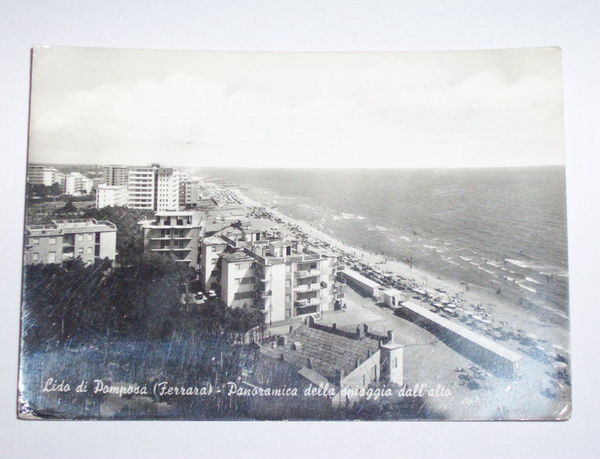 Cartolina Lido di Pomposa - Panorama della spiaggia '68