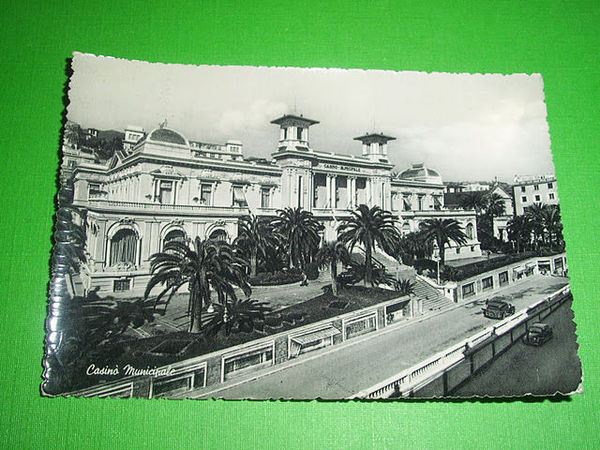 Cartolina Sanremo - Casinò Municipale 1951.