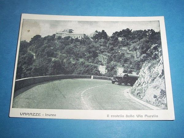 Cartolina Varazze - Invrea - Il Castello 1940.