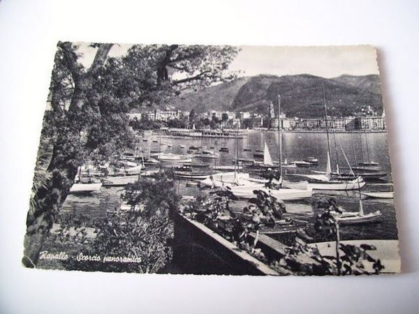 Cartolina Rapallo - Scorcio panoramico 1954.