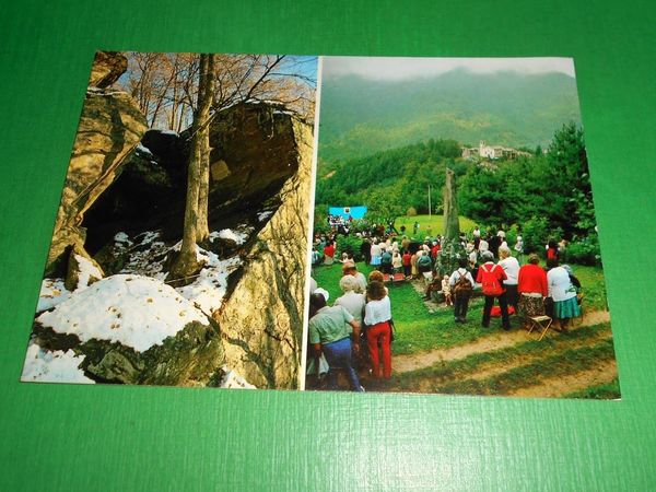 Cartolina Angrogna - Monumento di Chanforan - Ghieisa d'la Tana …