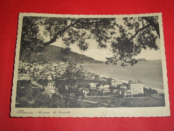 Cartolina Alassio - Riviera di Ponente 1942.