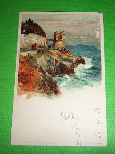 Cartolina Nervi - Dettaglio 1899